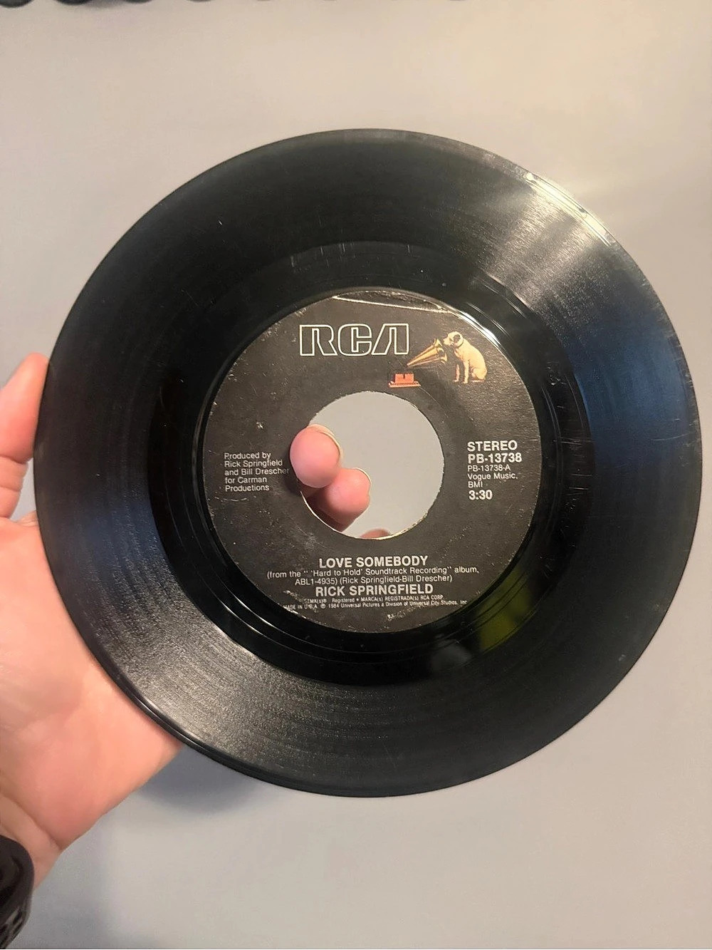 RCA Love Somebody / The Great Lost Art of Conversation Vinyl Record